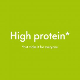 instagram post More protein. More indulg